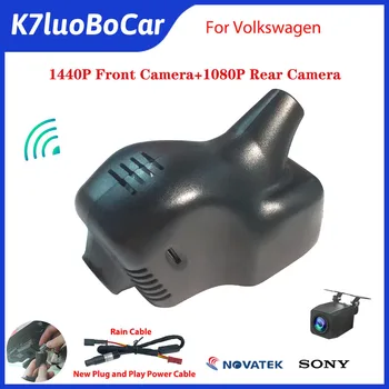 1440P Auta Dvr HD WIFI Dash Cam Kamera pre Volkswagen Jetta Arteon Touareg Multivan Magotan EOS Golf, Polo, Tiguan Touran Passat