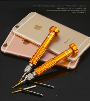 1pcs 5 v 1-Mobile Mobilný Telefón Sledovať Openning skrutkovača Strane DIY Opravy Open Tool Kit Skrutkovač Pre HUAWEI iPhone iPad