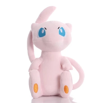 20 cm Japonskom Anime Pokémon Ružová Mew Plyšové Hračky Mäkké, Vypchaté Zvieratá Roztomilý Kreslený Bábika Deti Narodeniny Vianočný Darček pre Dievča