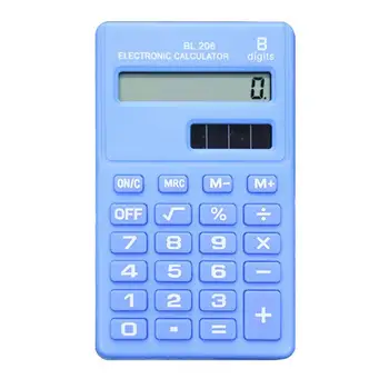 2021 Hot Pro Cartoon Mini Kalkulačka 8-Ciferný Displej Duálne Napájanie Roztomilý Candy Calculadora Solárne Hesap Calculatrice Solaire