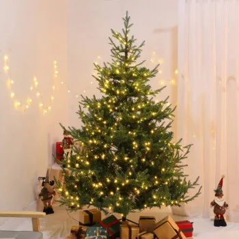 2021 Nové PE Ozdoby na Vianočné stromčeky Domov Veľké Vianočné Dekorácie Svetlá Prívesok Ozdoby, Dekoračné Šifrovanie 3m