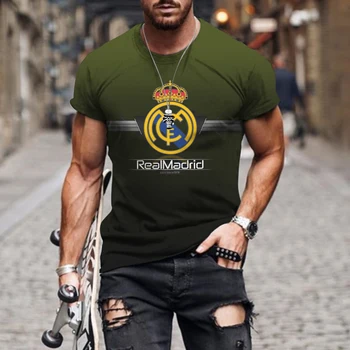 2022 letné T-shirt pánske letné krátke rukávy osviežujúci graffiti T-shirt top T-tričko značky mužov bežné fa 6XL