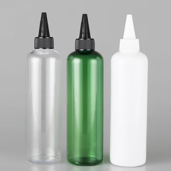 20pcs 300 ml Prázdne tclear PET lotion kontajner s ostrými spp tekuté mydlo plastové fľaše, cestovné veľkosť fľaše,Mlieko jar