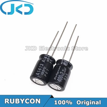 20pcs RUBYCON 2.2 UF 400V 6.3*11 mm 105℃ 2.2UF400V 400V2.2UF 6.3x11mm Hliníkové Elektrolytický Kondenzátor