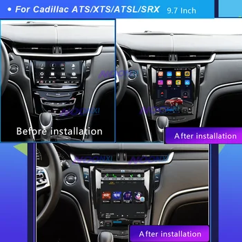 256 GB autorádia S Tesla Obrazovke Videa Bluetooth Prijímač Automobilových Multimediálnych Prehrávačov Pre Cadillac XTS ATS SRX ATSL roky 2013-2018