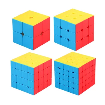 4pcs/set MoYu MeiLong 2x2 3x3 4x4 5x5 Rýchlosť Kocka 2x2x2 3x3x3 4x4x4 5x5x5 Profesionálne Meilong detské Puzzle