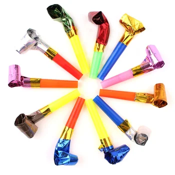 50 KS Novinka Multicolor Whistle Deti, Narodeniny, Party Dekorácie Dodávky Hluku Výrobu Hračiek Strany Zábavnej Atmosfére Rekvizity Vtip