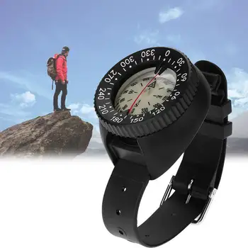 50m Potápanie Kompas Nepremokavé Noctilucent Displej Náramkové hodinky Kompas Pre Vodné Športy, Potápanie, Plávanie Šnorchlovanie Kompas Príručka