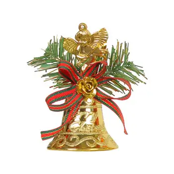 6Pcs Krásne Vianoce Bell Živý Festival Golden Bell Vianočný Strom Zavesenie Zvonov Prívesok