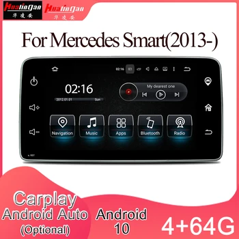Android 10 Auto Multimediálne DVD, Stereo Rádio Prehrávač, GPS Navigáciu Carplay Auto na Mercedes Benz, Smart (2013-) 2din