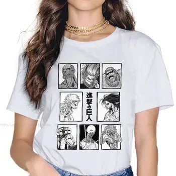 Anime Ženy Oblečenie Útok na Titan Grafické Tlače Ženské Tričká, Vintage Gotický Voľné Topy Tee Kawaii Dievčatá Streetwear