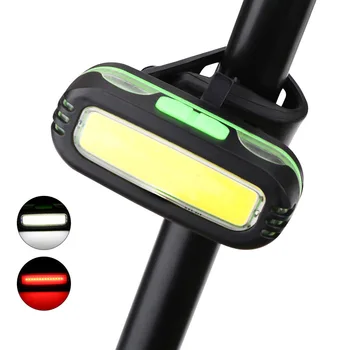 Bicykel Zadné Svetlo Nastaviť COB LED Reflektor Bicyklov Svetla 7, Osvetlenie, Režim Noc Bezpečnosti na Koni koncových svetiel Cyklistické Doplnky