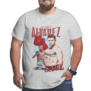Canelos Alvarez VINTAGE Veľká Veľkosť Vintage Plus Veľkosť T-shirt Zábavné Novinka Voľné Veľké Tričká Topy