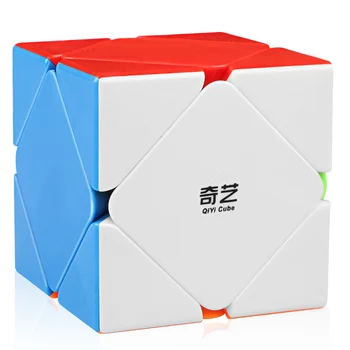 D-FantiX Qiyi Qicheng Skosenie Rýchlosť Kocka Stickerless Skosenie Magic Cube Puzzle, Hračky pre Deti, Dospelých (QiCheng Verzia)