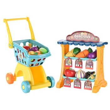 Deti supermarket kút nakupovanie hračka úlohu predstierať, že tovar predaj nastaviť hrať dom trhu shop hračky Výrobcov deti inteligentné