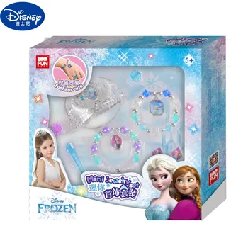 Disney mrazené dievčatá princezná Šperky Set s box Detí Šperky Dom Zdobiť Hračky