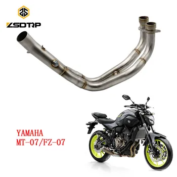 Dobré prepravné ZSDTRP Motocykel Modifiy výfukového potrubia prípade na Yamaha FZ-07/MT-07 model materiál z Nehrdzavejúcej ocele