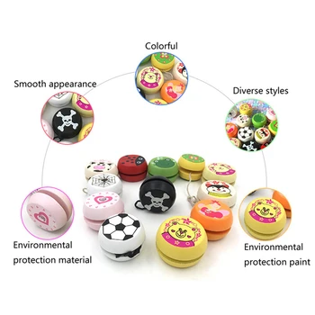 Drevené Yo-Yo Osobnosť Tvorivého Budovania Osobnosti Šport Hobby Klasické Yoyo Hračky Pre Deti Vianočné Nové