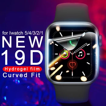Hydrogel Film Full Screen Protector pre Apple Hodinky Série SE 6 5 4 2 Ochranné Fólie pre 38mm 42mm 40 mm 44 mm Č Tvrdené Sklo