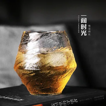Japonské Ručné Tĺkol Whisky Sklo, Tepelne-Odolné Šťavy Pohár Alkohol XO Whisky Krištáľové poháre na Víno, Brandy, Koňak Vonnú