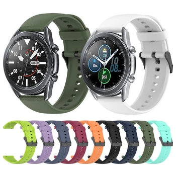 Kapela Pre Samsung Galaxy Sledujte 3 45mm, Smart hodinky remienok 22 mm Galaxy Sledovať 46 mm S3 Silikónový náramok nahradiť príslušenstvo watchband