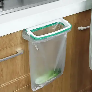 Kompaktný Jedinečný Zavesenie Skladovanie Odpadkov Taška Držiteľ Nie je Ľahké Zlomiť Odpadky Taška Vešiak Praktické pre Kúpeľňa