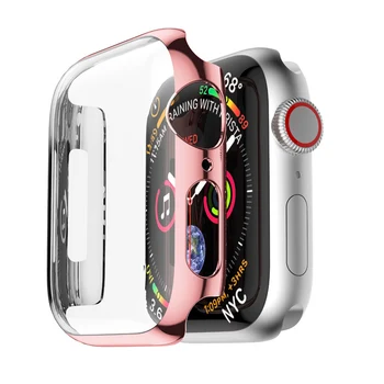 Kryt Pre Apple Hodinky prípade 44 mm 40 mm iWatch 42mm 38 mm Príslušenstvo Á Nárazníka Screen Protector Apple hodinky série 6 5 4 3 SE