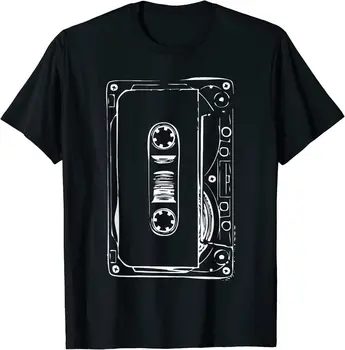 Milujem Retro Mixtape 80s Prázdne Kazety Pásky Tričko O-Krku Bavlnené Tričko Mužov Bežné Krátke Tričká Topy Harajuku Streetwear
