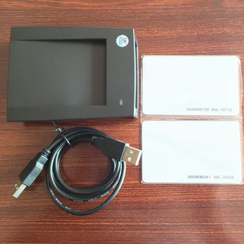 Nové 125khz Ploche EM4100 Blízkosti ID Karty / kariet Smart Card, USB RFID Reader -5 ks/veľa