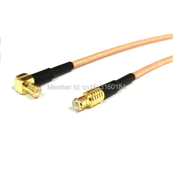 Nový Modem Koaxiálny Kábel MCX Muž Plug Pravom Uhle K MCX Samec Konektor Konektor RG316 Kábel 15 CM 6inch RF Pigtail