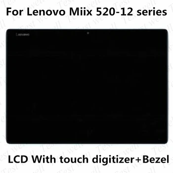 Pre Miix 520-12 20M3 20M4 Tablet Lenovo Miix 520-12IKB 81CG 2 V 1 12.2 Notebook LCD Displej Dotykový MONTÁŽ 5D10P92363 + Rám