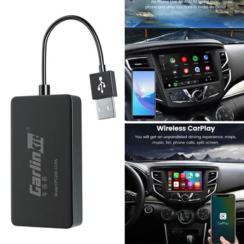Pôvodné Carlinkit Bezdrôtový CarPlay Adaptér Android Auto USB Bluetooth Dongle Pre IPhone IOS Ariplay Android Media Player, Rádio