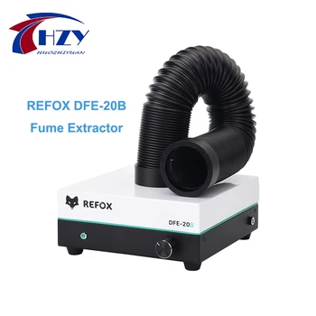 REFOX DFE-20B Úlet Extractor Spájkovanie Dymu Čistička Benzínu Prachu Čistenie Pre Displej Telefónu PCB základnej Dosky, Oprava Nástrojov