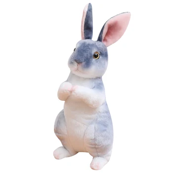 Realistický Bunny Plyšové plyšáka Realistické Králik Plushier BunnyToy Darčeky pre Deti Kawaii Bábiky Pre Deti Vianočné Darčeky
