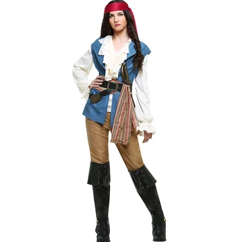 Sexy Ženy, Pirátske Kostýmy Plus Veľkosť Žena Halloween Anime Maškarný Party Šaty Karneval Pre Dospelých Pirát Cosplay Kostýmy