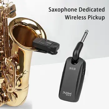 Strunový Nástroj Saxofón Bezdrôtový Snímač S Bluetooth-kompatibilné Funkcie Bezdrôtové Sprievod Hudby Zosilňovač
