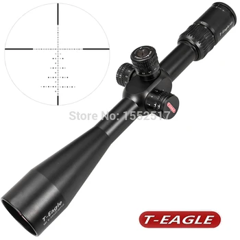 T-EAGLE Taktické Dlhý Rad Pušky Rozsah PÁN 6-24x50 SFFFP vzduchovky Optika Red Dot Osvetlené Riflescope Brokovnice Streľba