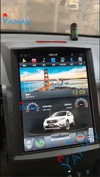 Tesla vertikálneho displeja Auta GPS Navigácie DVD Prehrávač Pre Honda CRV 2012-2016 Stereo Prijímač Navigáciu IPS Displej