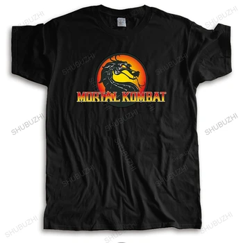 móda vtipné Tričko mužov bavlnenou topy hot predaj Mortal Kombat unisex luxusné posádky krku t-shirt pre neho plus veľkosť teeshirt