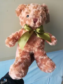 roztomilý bowtie medveď asi 35 cm hnedý medvedík plyšové hračky mäkká bábika darček k narodeninám w1890
